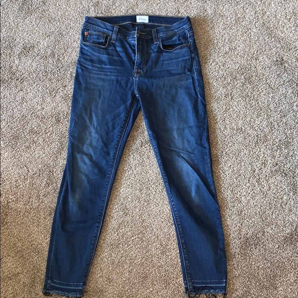 Hudson size 28 cropped skinny jeans